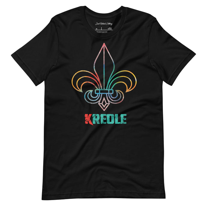 Kreole Fleur De Lis Short-Sleeve Unisex T-Shirt